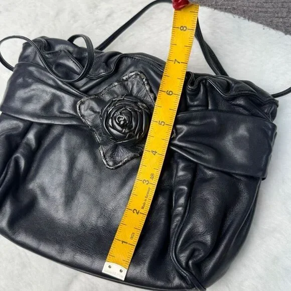 Sharif White Crossbody Bag with Floral Design - Picture 9 of 10